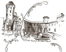Pen drawing by H Spencer Lewis - 1909 - a place of initiation